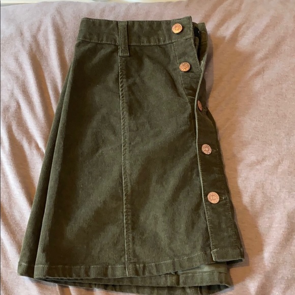 Corduroy Mini Skirt - Picture 2 of 5